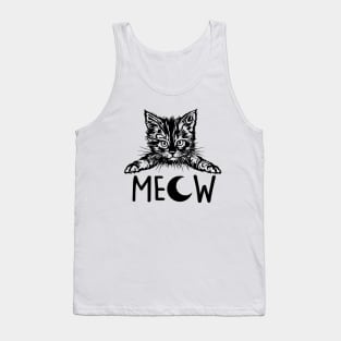 Sad cat Tank Top